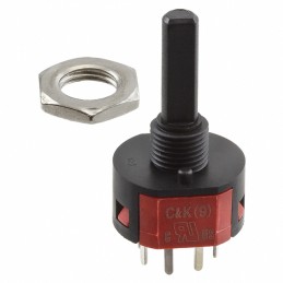 1 pcs : F20308RS02Q - SWITCH ROTARY 3POS 4A 125V