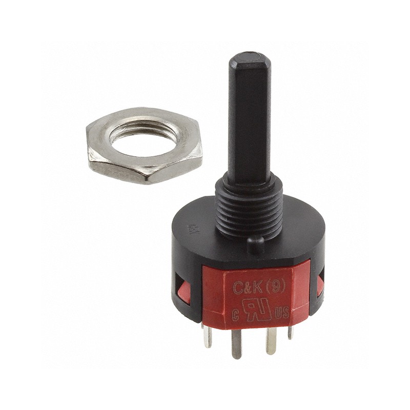 1 pcs : F20308RS02Q - SWITCH ROTARY 3POS 4A 125V