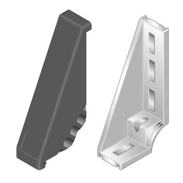 1 Bag of 2 - Bosch Rexroth Angular Cover Cap Connecting Component, Strut Profile 45 mm, Groove Size 10mm