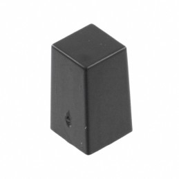 1 pcs : G004A - CAP PUSHBUTTON SQUARE BLACK
