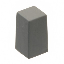 1 pcs : G004G - CAP PUSHBUTTON SQUARE GRAY