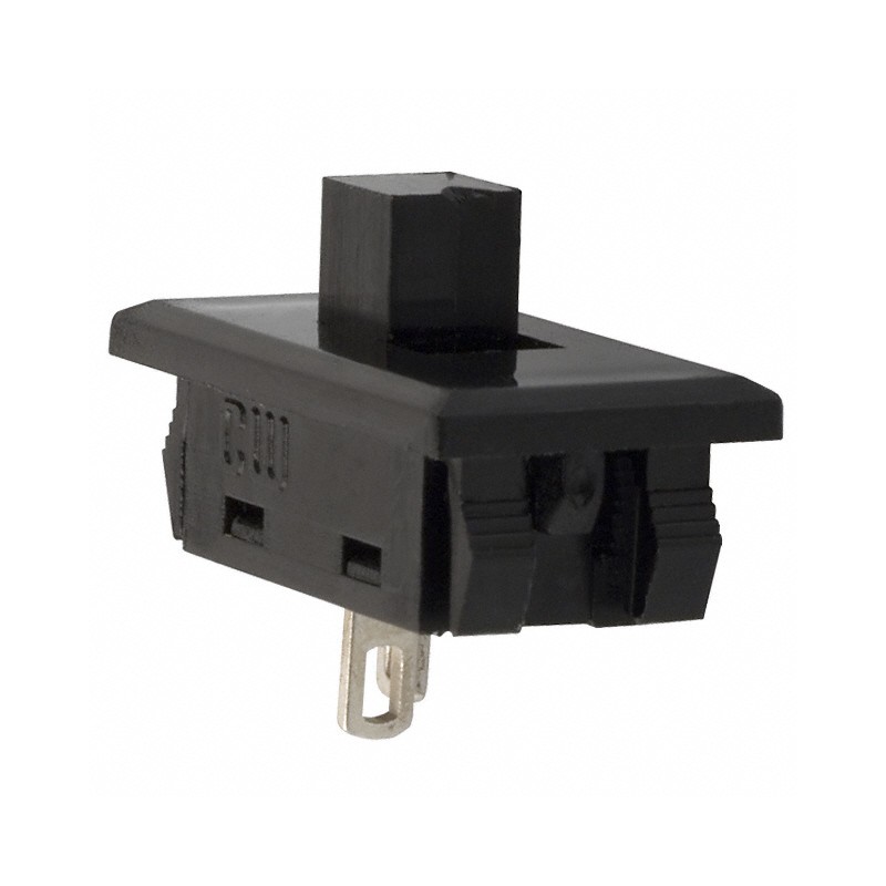 1 pcs : G-107-SI-0005 - SWITCH SLIDE SPST 500MA 125V