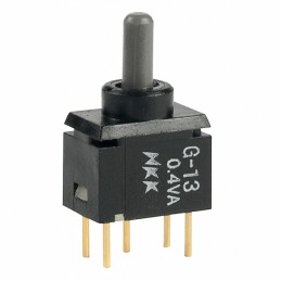 1 pcs : G13AP - SWITCH TOGGLE SPDT 0.4VA 28V