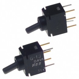 1 pcs : G13AP - SWITCH TOGGLE SPDT 0.4VA 28V