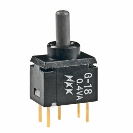 1 pcs : G18AP - SWITCH TOGGLE SPDT 0.4VA 28V