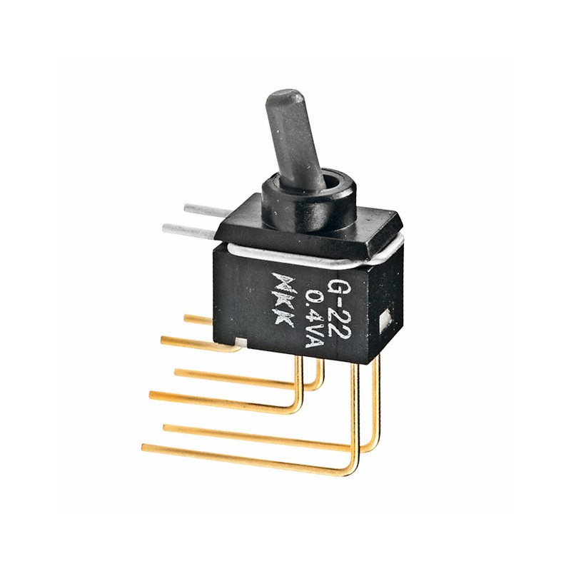1 pcs : G22AV - SWITCH TOGGLE DPDT 0.4VA 28V