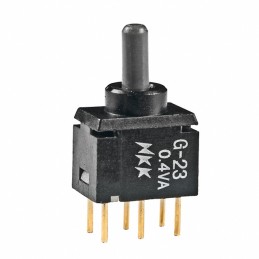 1 pcs : G23AP - SWITCH TOGGLE DPDT 0.4VA 28V