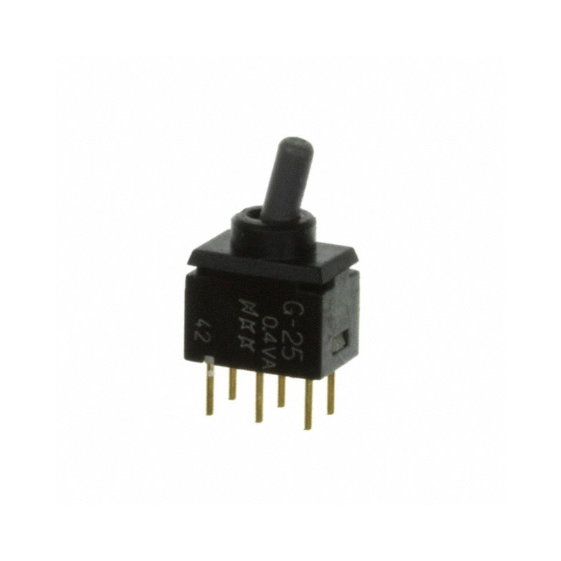 1 pcs : G25AP - SWITCH TOGGLE DPDT 0.4VA 28V