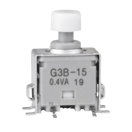 1 pcs : G3B15AB-XB - SWITCH PUSH SPDT 0.4VA 28V
