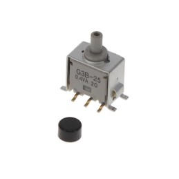 1 pcs : G3B25AB-S-XA - SWITCH PUSH DPDT 0.4VA 28V