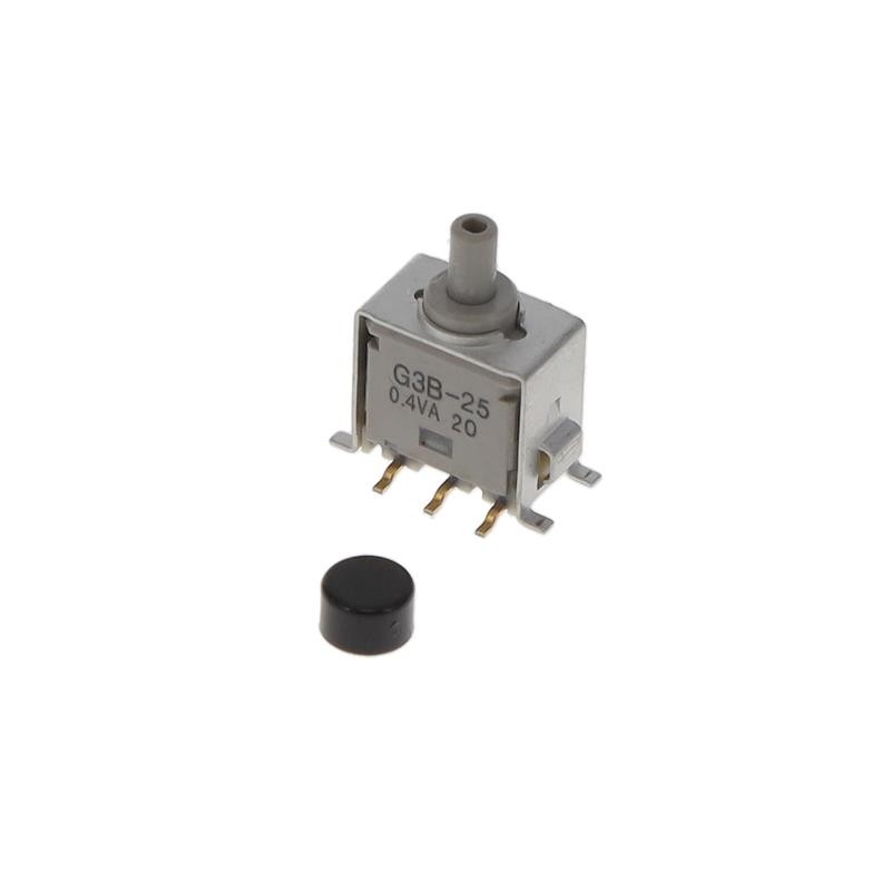 1 pcs : G3B25AB-S-XA - SWITCH PUSH DPDT 0.4VA 28V