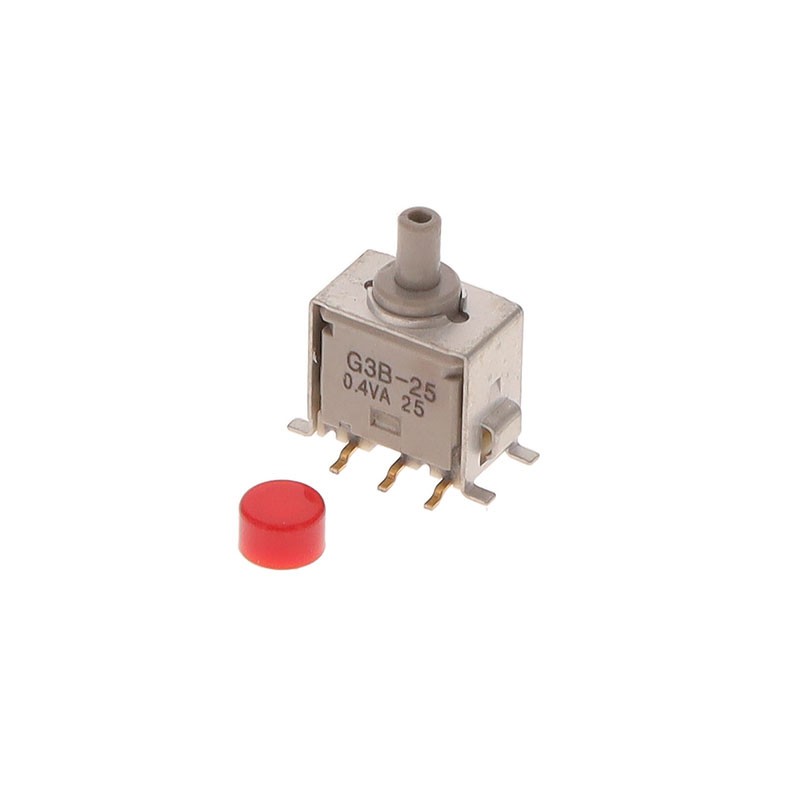 1 pcs : G3B25AB-XC - SWITCH PUSH DPDT 0.4VA 28V