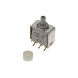 1 pcs : G3B25AP-XB - SWITCH PUSHBUTTON DPDT 0.4VA 28V