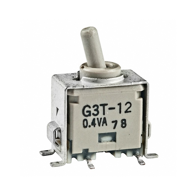 1 pcs : G3T12AB - SWITCH TOGGLE SPDT 0.4VA 28V