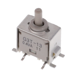 1 pcs : G3T13AB - SWITCH TOGGLE SPDT 0.4VA 28V