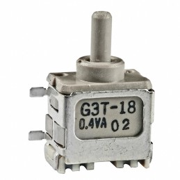 1 pcs : G3T18AH - SWITCH TOGGLE SPDT 0.4VA 28V