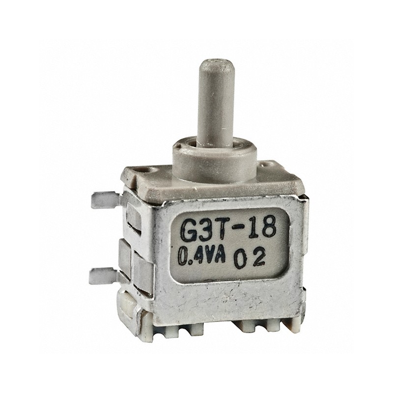 1 pcs : G3T18AH - SWITCH TOGGLE SPDT 0.4VA 28V