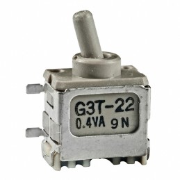 1 pcs : G3T22AH - SWITCH TOGGLE DPDT 0.4VA 28V