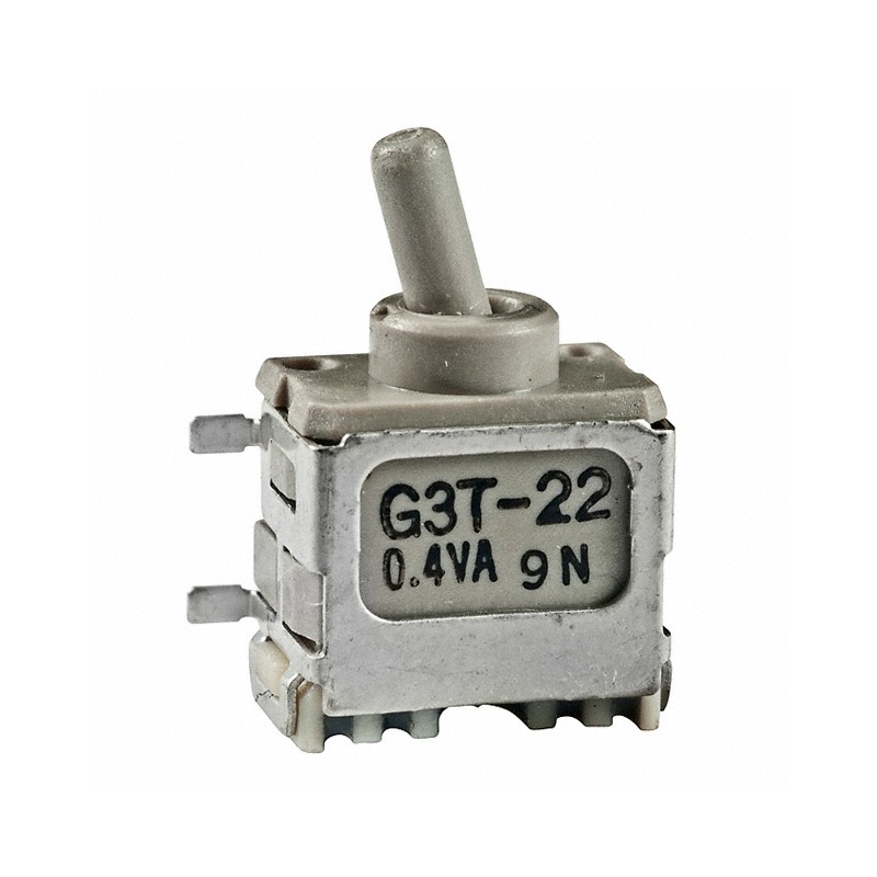 1 pcs : G3T22AH - SWITCH TOGGLE DPDT 0.4VA 28V
