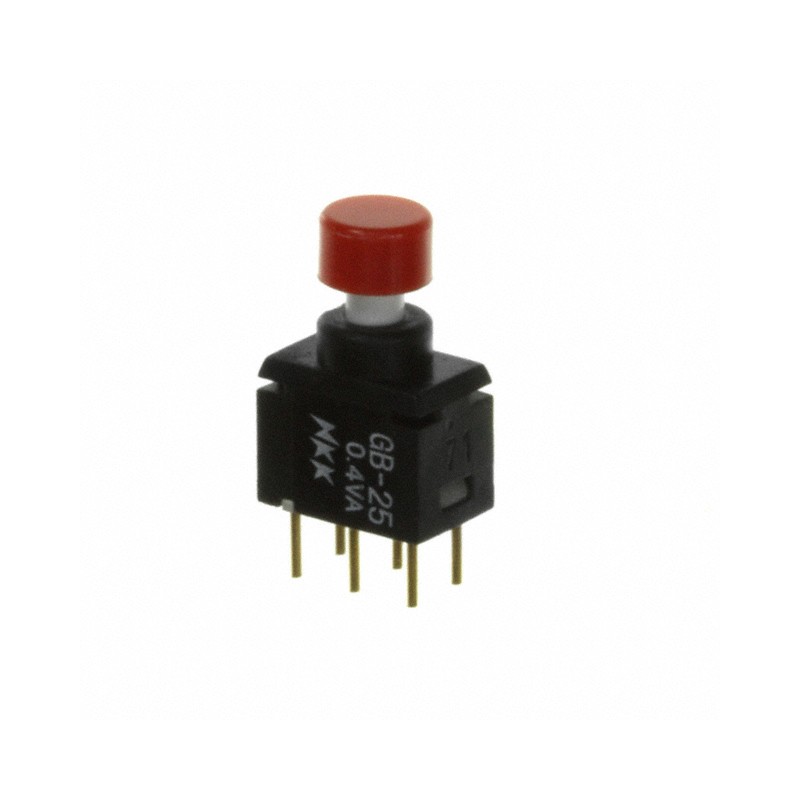 1 pcs : GB15AP-XC - SWITCH PUSH SPDT 0.4VA 28V