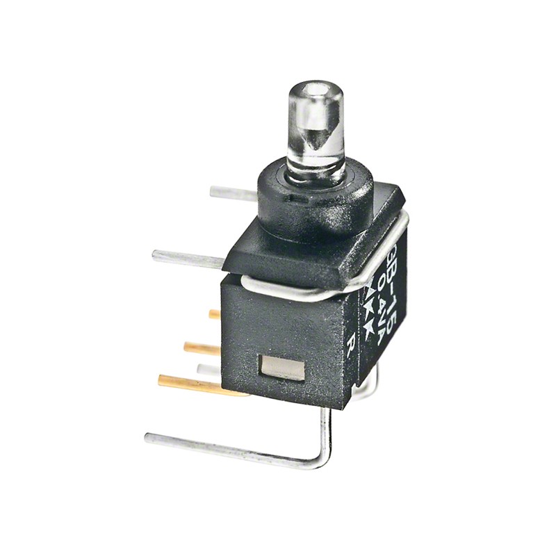 1 pcs : GB15JHC - SWITCH PUSH SPDT 0.4VA 28V