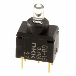 1 pcs : GB15JPF - SWITCH PUSH SPDT 0.4VA 28V