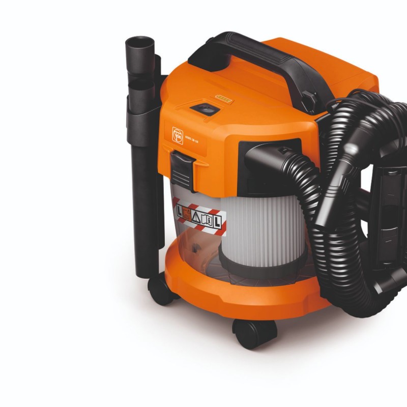 1 pcs - FEIN ASBS 18-10 AS Floor Vacuum Cleaner Dust Extractor for Wet/Dry Areas, 18V