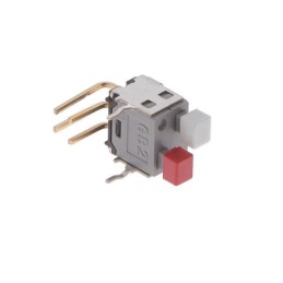 1 pcs : GB215A2H-BC - SWITCH PUSH 2XSPST-NO 0.4VA 28V