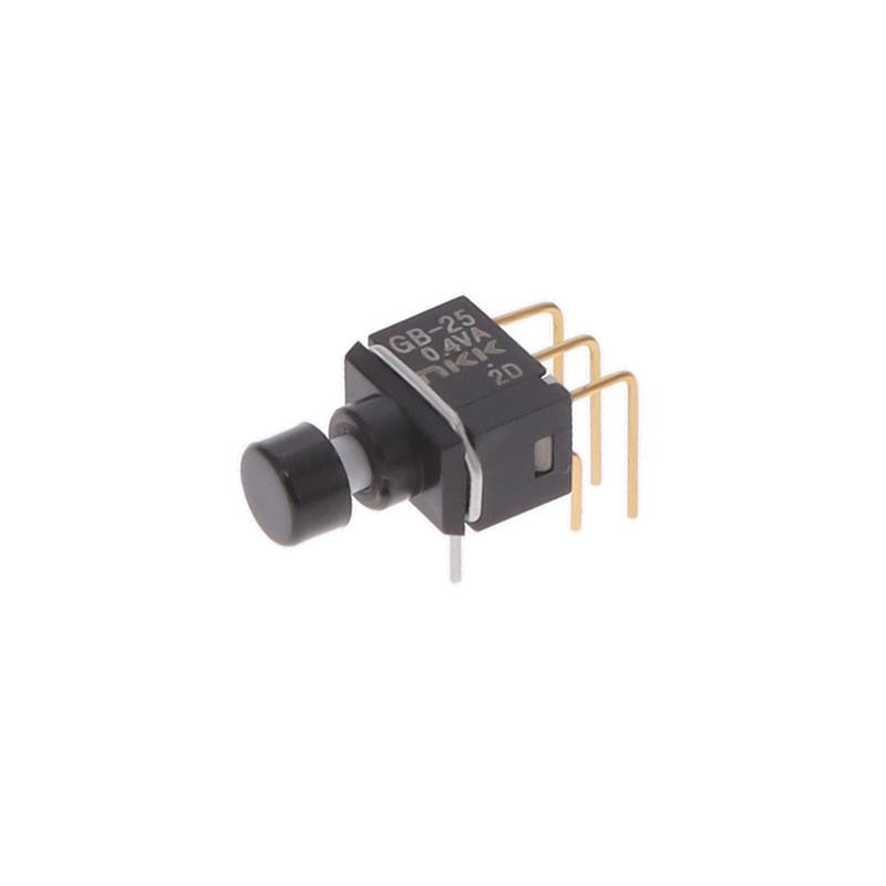 1 pcs : GB25AH-XA - SWITCH PUSH DPDT 0.4VA 28V