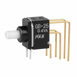 1 pcs : GB25AV - SWITCH PUSH DPDT 0.4VA 28V