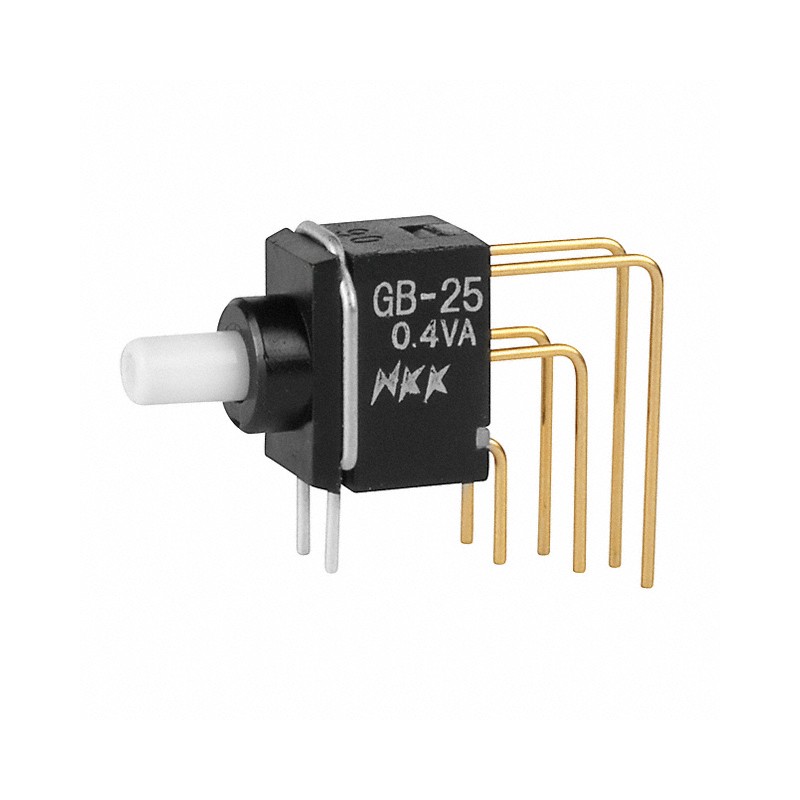 1 pcs : GB25AV - SWITCH PUSH DPDT 0.4VA 28V