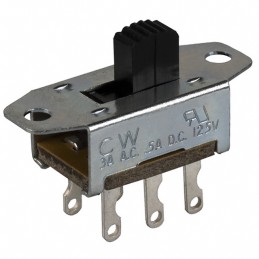 1 pcs : GF-126-3011 - SWITCH SLIDE DPDT 3A 125V