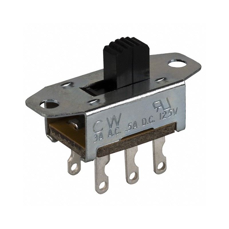 1 pcs : GF-126-3011 - SWITCH SLIDE DPDT 3A 125V