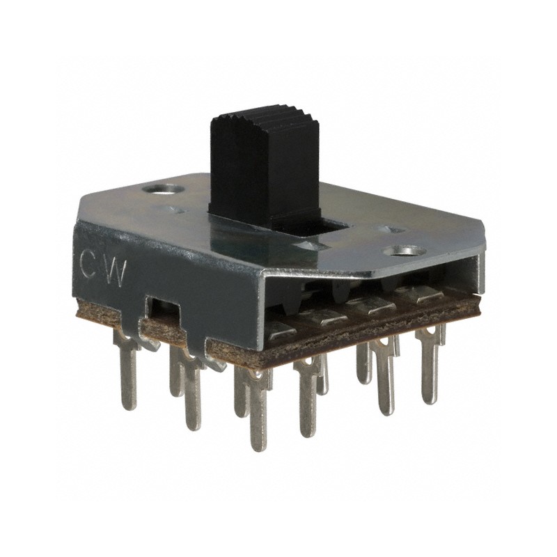 1 pcs : GF-642-6010 - SWITCH SLIDE 4PDT 6A 125V