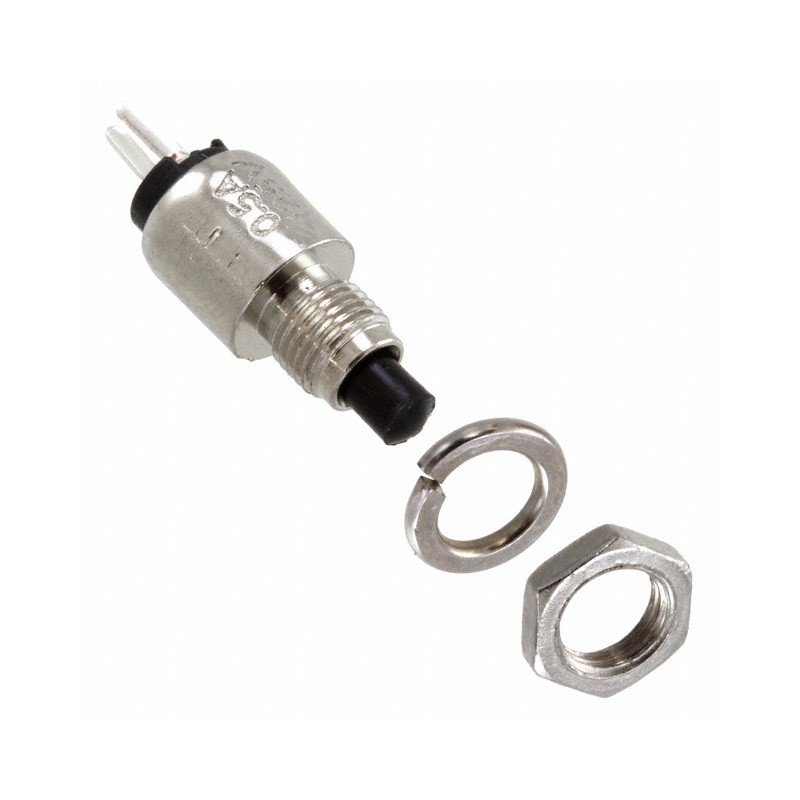 1 pcs : GPB081A09B - SWITCH PUSH SPST-NO 0.5A 125V