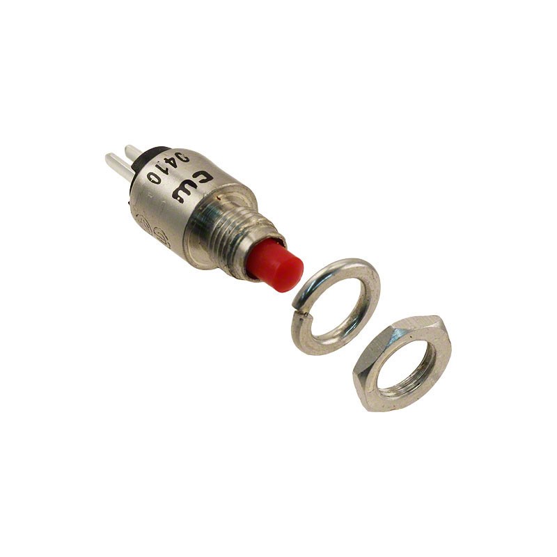 1 pcs : GPB081A09R - SWITCH PUSH SPST-NO 0.5A 125V