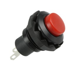 1 pcs : GPB502A05BR - SWITCH PUSH SPST-NO 3A 125V