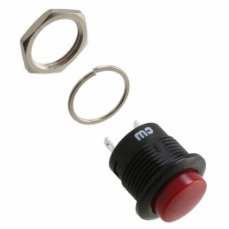 1 pcs : GPB507A05BR - SWITCH PUSH SPST-NO 6A 125V