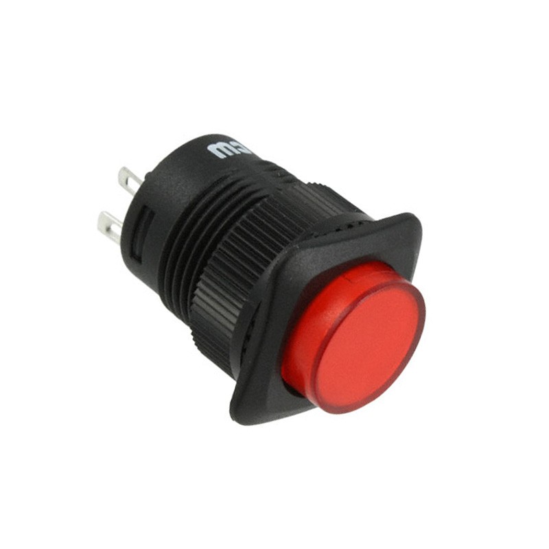 1 pcs : GPB508AL05BR - SWITCH PUSH SPST-NO 3A 125V