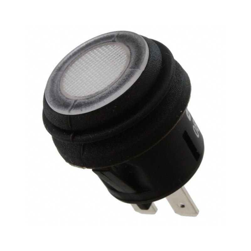 1 pcs : GPB527C202BW - SWITCH PUSH SPST-NO 10A 125V