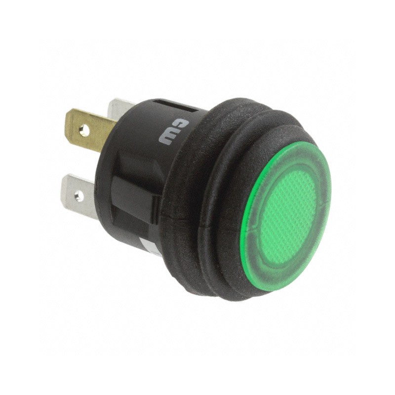 1 pcs : GPB527C2L02BG1 - SWITCH PUSH SPST-NO 10A 125V