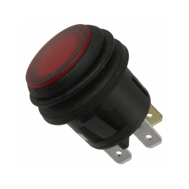 1 pcs : GPB527D2B02BR1 - SWITCH PUSHBUTTON SPST 10A 125V