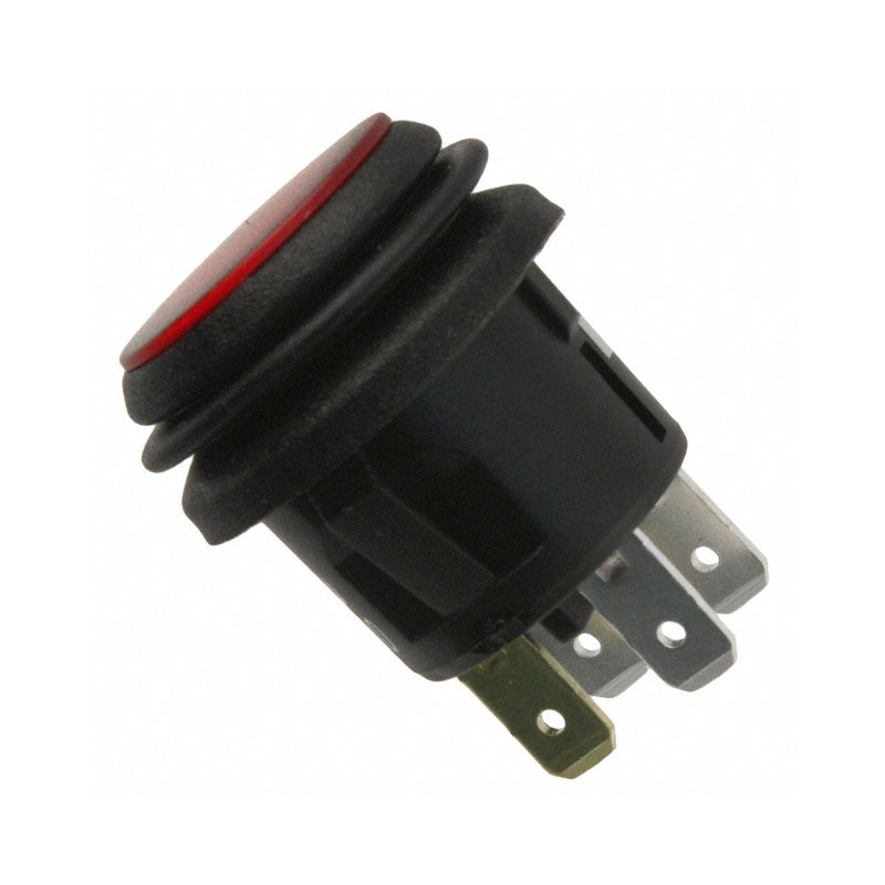 1 pcs : GPB527D2L02BR1 - SWITCH PUSHBUTTON SPST 10A 125V