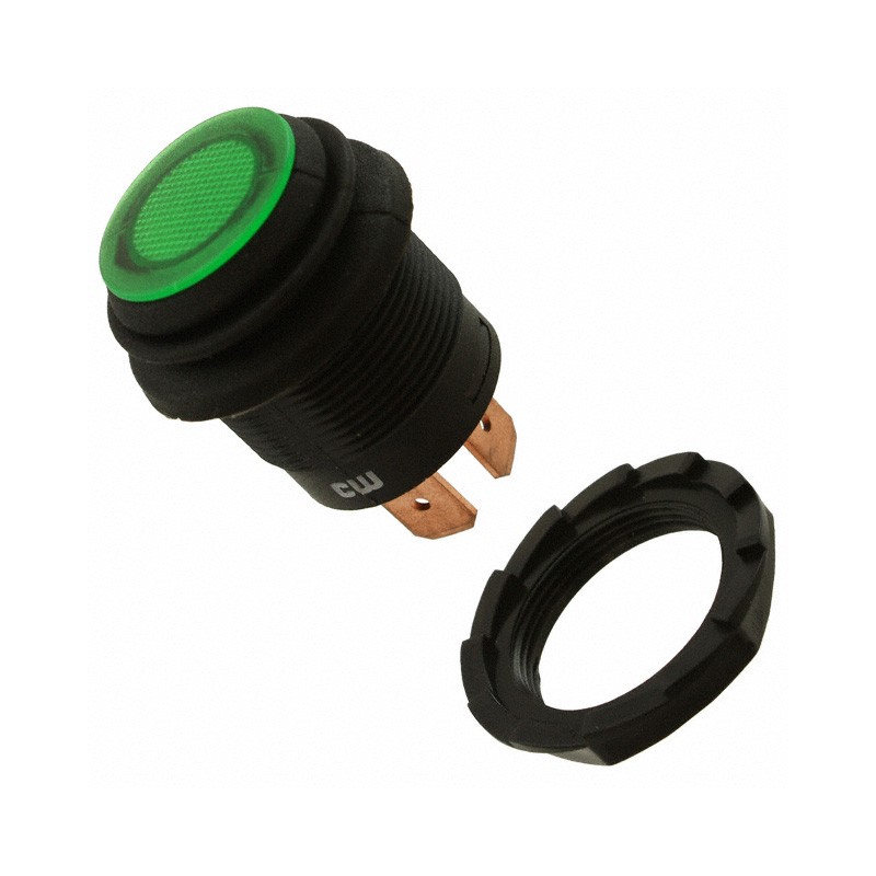 1 pcs : GPB553B2L01BG - SWITCH PUSHBUTTON SPST 10A 14V