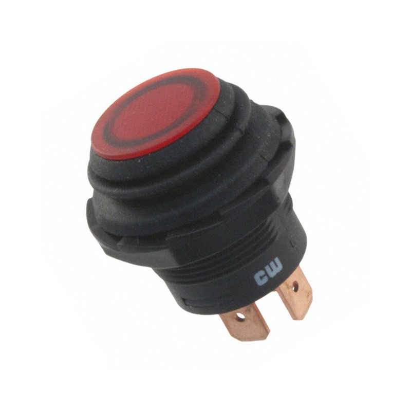 1 pcs : GPB553B2L01BR - SWITCH PUSHBUTTON SPST 10A 14V