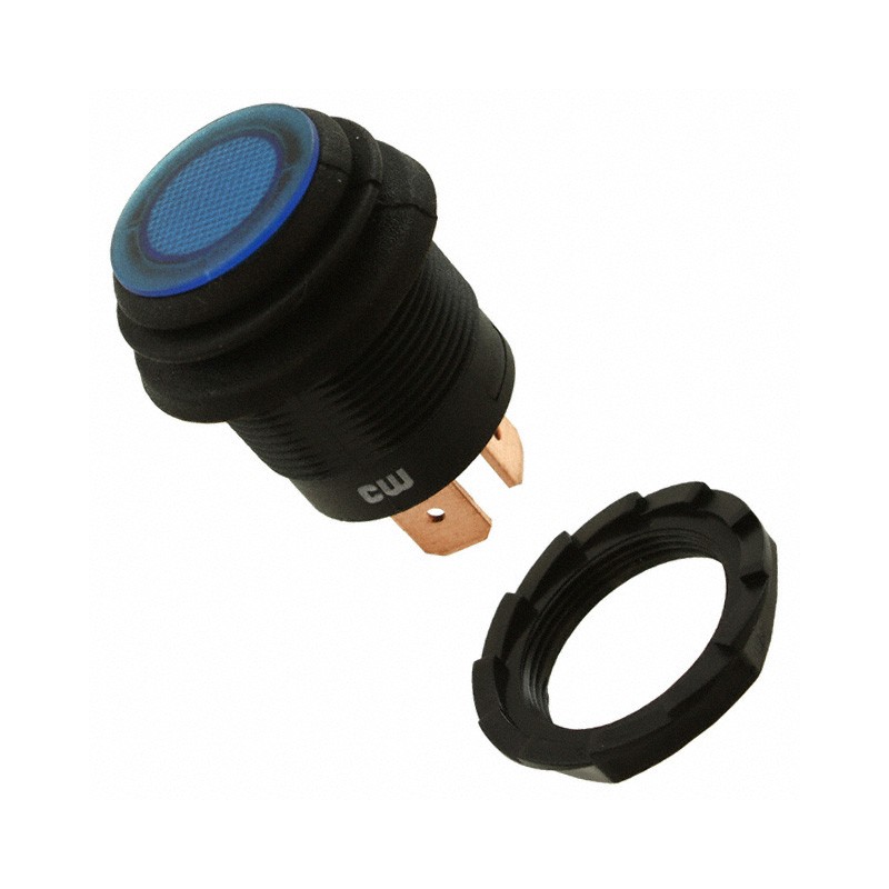 1 pcs : GPB553B2L01BU - SWITCH PUSHBUTTON SPST 10A 14V