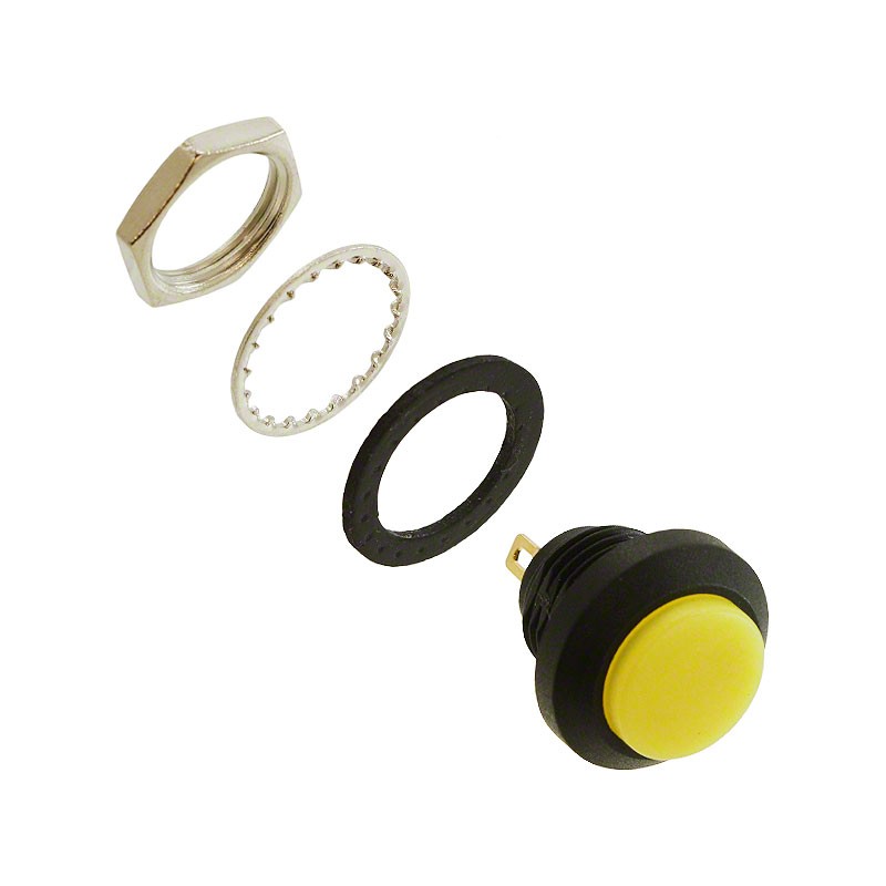 1 pcs : GPB556A05BA - SWITCH PUSH SPST-NO 125MA 125V