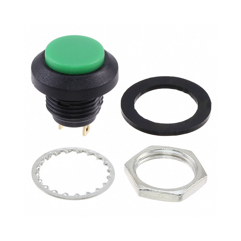 1 pcs : GPB556A05BG - SWITCH PUSH SPST-NO 125MA 125V