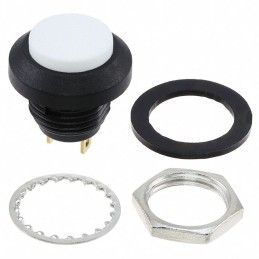 1 pcs : GPB556A05BW - SWITCH PUSH SPST-NO 125MA 125V