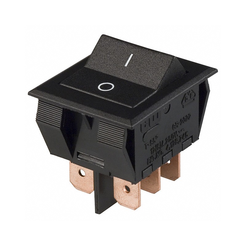 1 pcs : GR-2022-0007 - SWITCH ROCKER DPDT 16A 125V